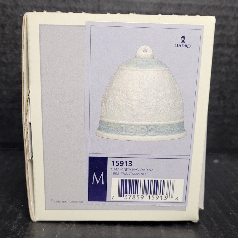Lladro 1992 Campanita Navidad 92 Christmas Bell Ornament #15913 - Picture 12 of 12